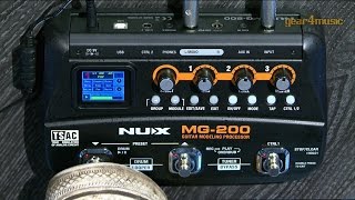 NUX MG200 Multi Effects Pedal [upl. by Dodge]