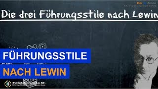 Führungsstile nach Lewin [upl. by Peltz]