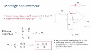 AOP quotAmplificateur Operationel fonctions et montages de basesquot [upl. by Hsac]