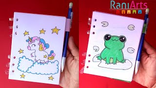 HAZ UN DIARIO  LIBRETA  CUADERNO  FÁCIL  DIY [upl. by Eskill]