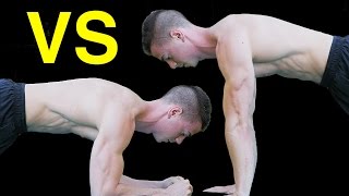 Whats the Difference  Forearm VS Pushup Plank [upl. by Irrabaj]