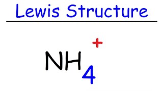 NH4 Lewis Structure  Ammonium Ion [upl. by Seagrave317]