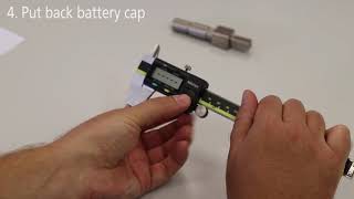 How to Replace a Mitutoyo Caliper Battery [upl. by Ecirtaeb173]