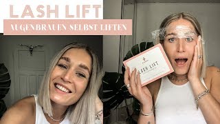 EYEBROW LIFTING DIY mit Lash Lift Kit  Augenbrauen Dauerwelle Trend selbst machen [upl. by Anirahtak149]