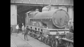 A Visit to Locomotive Works Crewe 1913  Railways on Film [upl. by Wilsey]