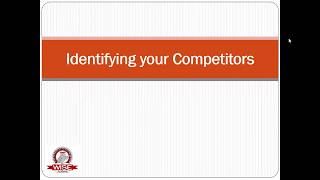 Identifying Your Competitors [upl. by Kilmarx]