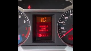 Audi quotAdaptive Headlight Defectivequot  How to Fix [upl. by Ellemac569]