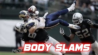 NFL Best “Body Slam” Tackles [upl. by Geanine]