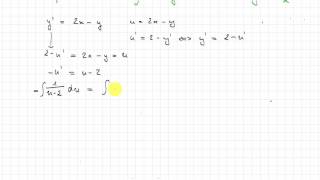 33 Differentialgleichungen  Substitution [upl. by Strep]