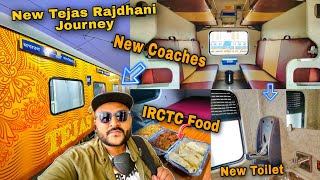 New Tejas Rajdhani first Class Review  Sab kuch New but Bad food  IRCTC  Indian Railways [upl. by Guise]