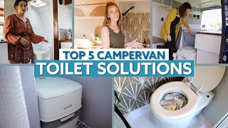 TOP 5 TOILET SOLUTIONS FOR YOUR CAMPERVAN ⭐🚐  Everything you need to CHOOSE the BEST LOO for YOU 🚽 [upl. by Shoemaker]