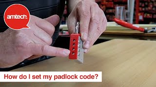 How Do I Set My Padlock Code [upl. by Craner975]