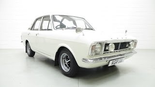 A Reputable and Lavish Ford Cortina Mk2 1600E with Just 64346 Miles From New  SOLD [upl. by Ettigirb]