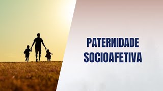 Paternidade socioafetiva [upl. by Aisilef478]