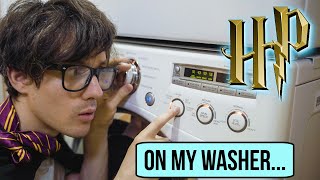 HARRY POTTER Theme but played on my WASHER amp DRYER [upl. by Hilario]