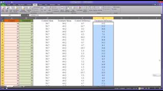 Conducting a Levenes Test in Excel [upl. by Perron]