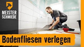 Bodenfliesen verlegen  HORNBACH Meisterschmiede [upl. by Carver]