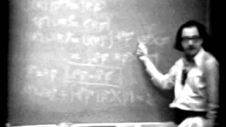 Sidney Coleman Harvard  Quantum Field Theory lecture 01 1975 [upl. by Suh]