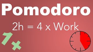 Pomodoro Technique 4 x 25 min  Study Timer 2 h [upl. by Nitsruk43]