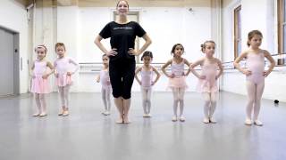 Joffrey Ballet School NYC Pre Ballet 1 Class for Ages 56  The Childrens Program [upl. by Akimrehs570]