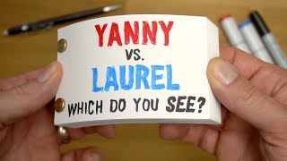 Yanny vs Laurel FLIPBOOK  Which do you SEE [upl. by Tiloine84]