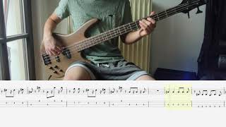 Måneskin  I WANNA BE YOUR SLAVE  Bass Cover  PlayalongTab [upl. by Niloc224]