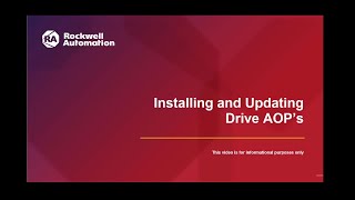 How to install and Update Drive AOP Files [upl. by Latimer]