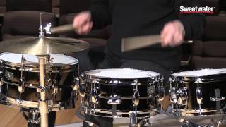 Tama Metalworks Steel Snare Drums Review by Sweetwater Sound [upl. by Barnabas740]