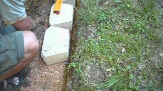 Building a Concrete Block Retention Wall [upl. by Kalle515]