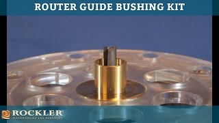 Rockler Router Guide Bushing Kit [upl. by Snyder]