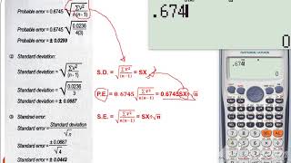 Theory and Practice  Probable Error Standard Deviation amp Standard Error [upl. by Isidor692]