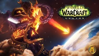 Sargeras Impales Azeroth Sword Cinematic  Illidans Sacrifice Argus Ending WoW LegionWar Within [upl. by Stockmon]