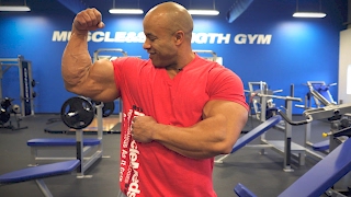 2 Exercises to Build Bigger Bicep Peaks With Victor Martinez [upl. by Hanshaw818]