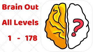 Brain Out All Levels 1  178 Walkthrough Solution [upl. by Billie]