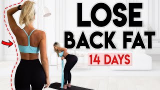 LOSE BACK FAT in 14 Days  10 minute Home Workout [upl. by Oniger731]