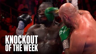 Every Angle of Tyson Fury Knocking Out Wilder in 3rd Final Bout of Trilogy  KNOCKOUT OF THE WEEK [upl. by Dippold]