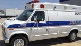 1988 Ford Econoline 350 XL Ambulance Van on GovLiquidationcom [upl. by Jobie]