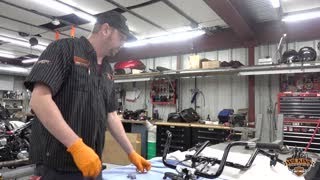 Installing HarleyDavidson Polyurethane Handlebar Bushings [upl. by Ennasil]