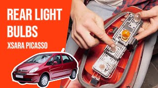 How to replace the rear light bulbs XSARA PICASSO 💡 [upl. by Candice874]