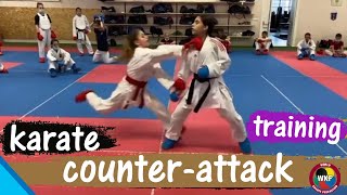 counter attack karate Training Techniques [upl. by Hathaway]