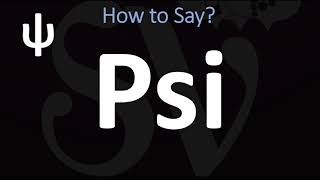 How to Pronounce Psi CORRECTLY  ψ Greek Alphabet Pronunciation [upl. by Seraphine]