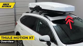 Thule Motion XT Series Rooftop Cargo Box Overview [upl. by Eiclek754]