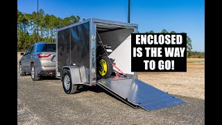 Harbor Freight Utility Trailer Build DIY utilitytrailer [upl. by Aiotal180]