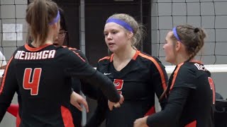 Menahga Volleyball Sweeps Red Lake in Section 8AA First Round [upl. by Mabel]