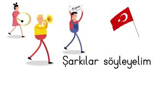 23 Nisan Şarkısı El Ele Verelim SÖZLÜ Okul Öncesi İlkokul [upl. by Felisha]