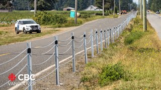 New fence along undefended USCanada border will deter smuggling says official [upl. by Tebor]