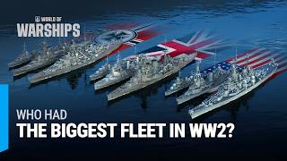 World War 2 Navy Comparison — Fleets Evolution 1939–1946 [upl. by Ailem127]