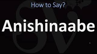 How to Pronounce Anishinaabe CORRECTLY [upl. by Nnyliak]