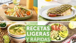 Recetas Ligeras y Rápidas  Kiwilimón [upl. by Aholah]