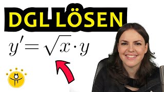 Differentialgleichung lösen – DGL 1 Ordnung Anfangswertproblem Trennung der Variablen [upl. by Lentha]